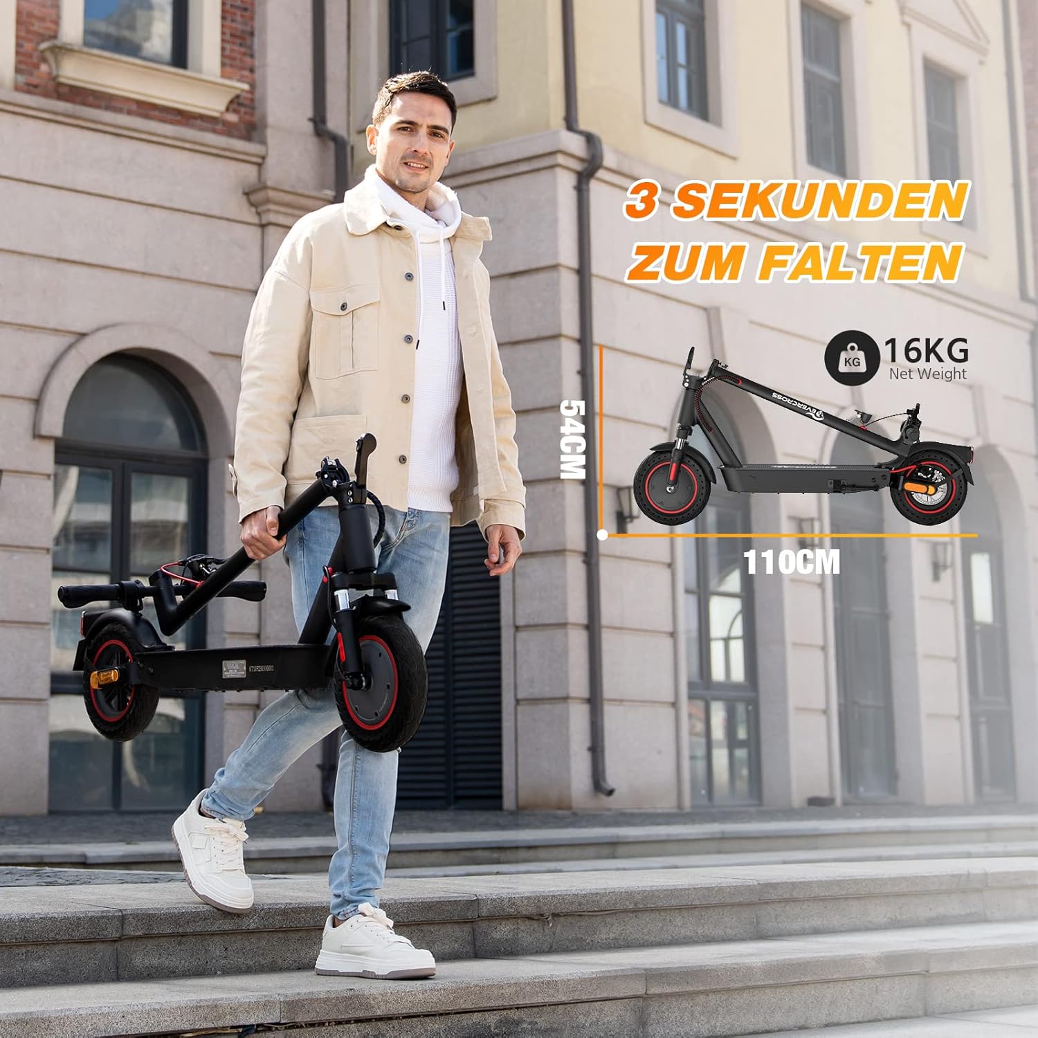 Evercross EV10K Pro nur 16KG schwer